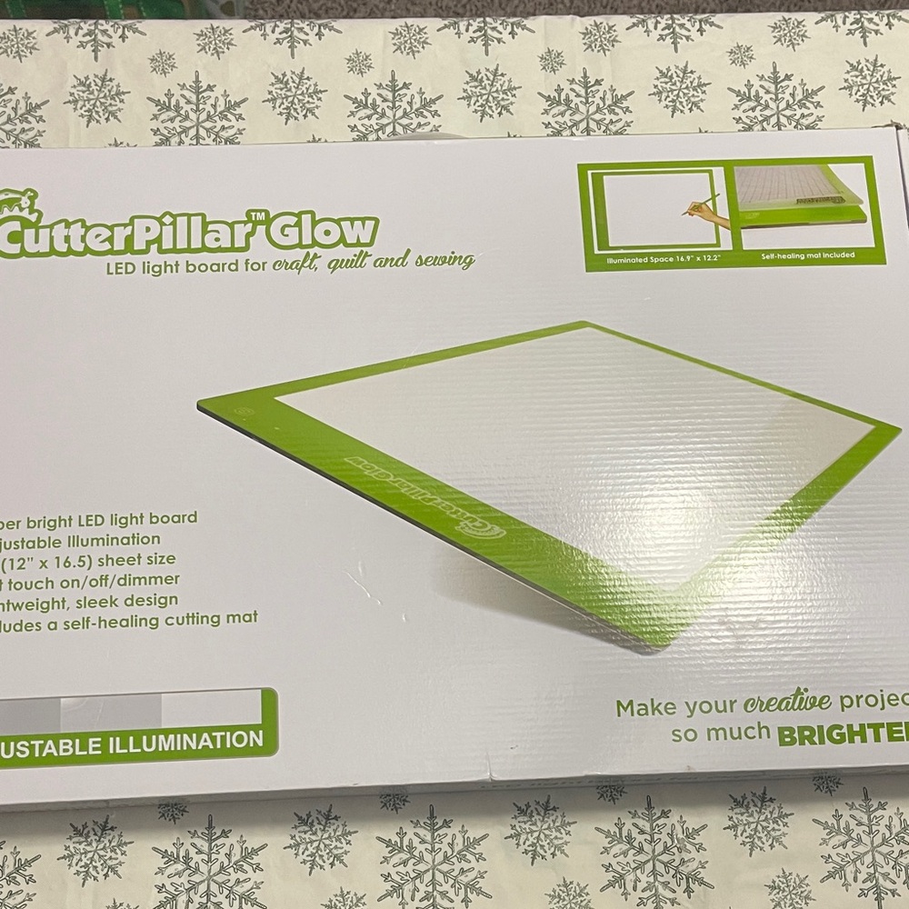 Glow LED Light Board for Crafting - Green